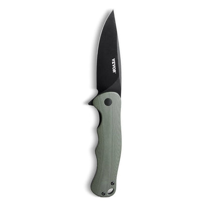 Folding Pocket Knife 3.5 In/8.8 Cm D2 Steel Blade G10 Handle Pocket Clip